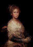 Francisco de Goya wife of painter Goya Sweden oil painting artist